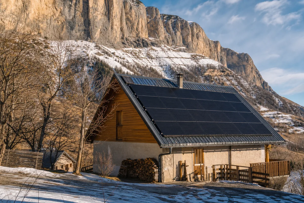 Panneau solaire Le Noyer : installation photovoltaïque